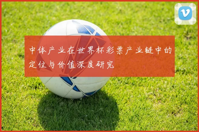 中体产业在世界杯彩票产业链中的定位与价值深度研究